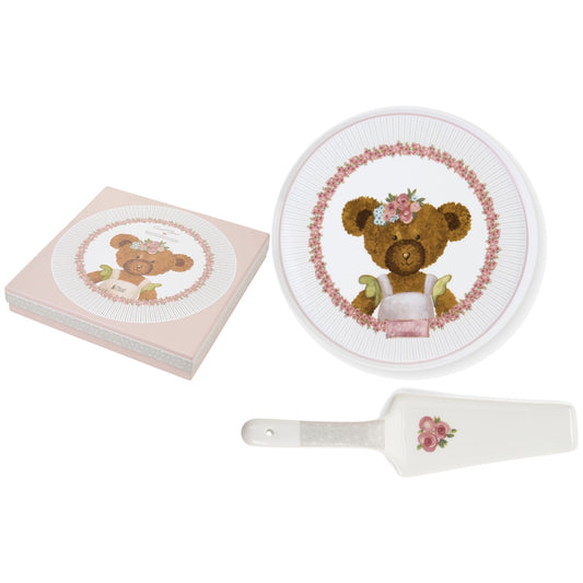 Set piatto con paletta “Sweet Bear”