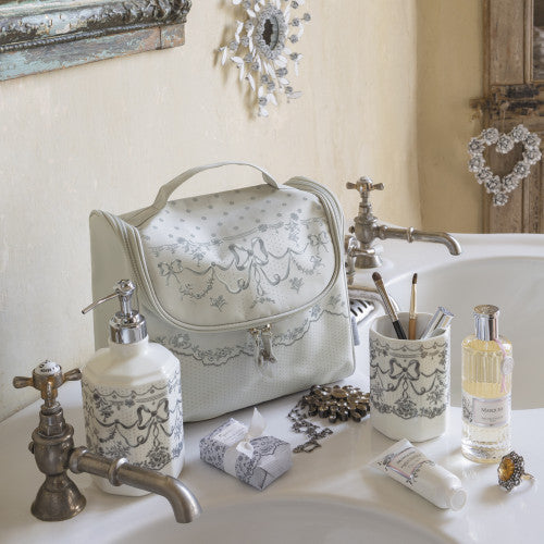 Trousse da toilette "Dentelle Aquarelle"